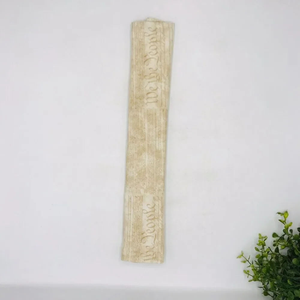 Set of 2 Refrigerator Handle Covers, Reversible, Neutral 'We The People